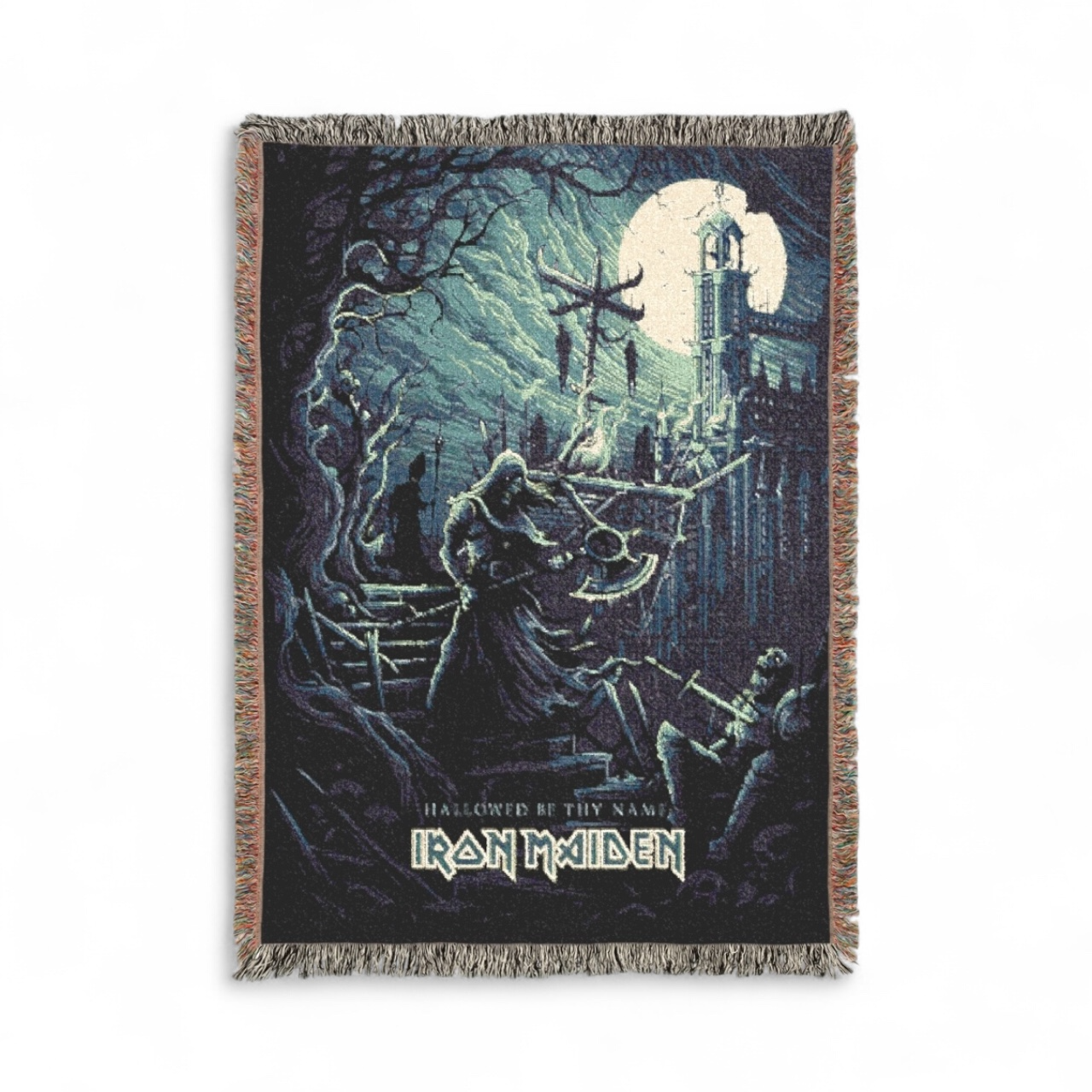 Iron Maiden Woven Blankets