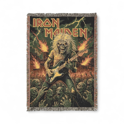 Iron Maiden Woven Blankets
